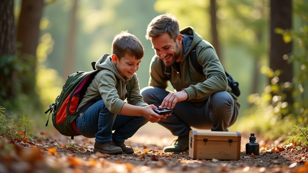 age appropriate gps cache challenges