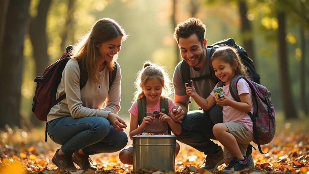 celebrate first geocache success