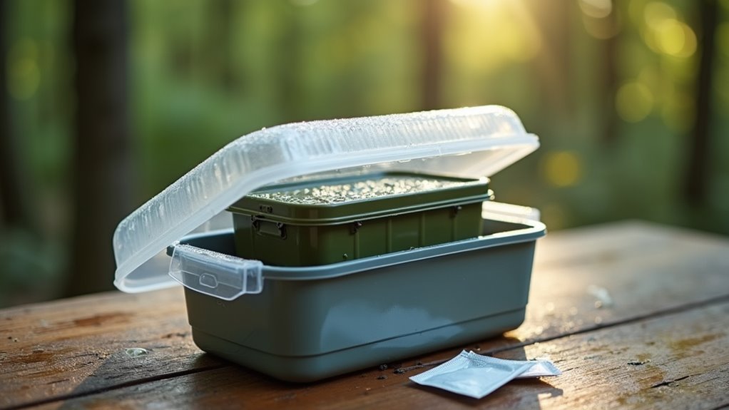 double container moisture defense