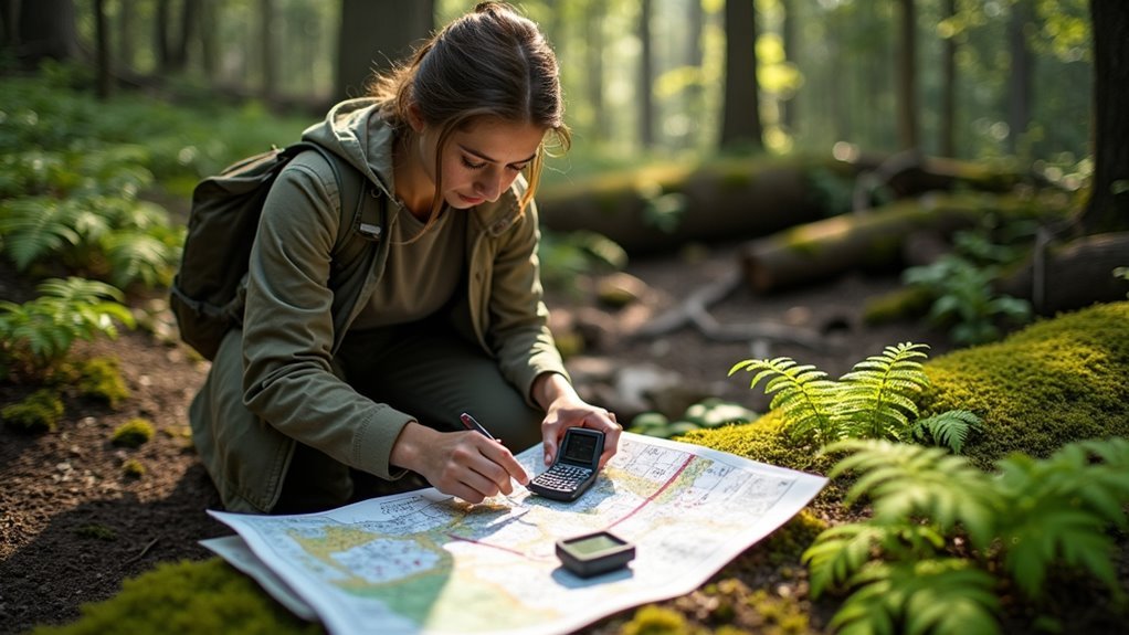 geocaching mathematical coordinate puzzles