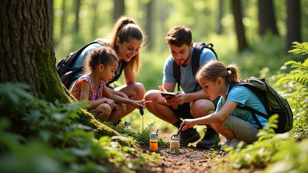 geocaching with environmental education