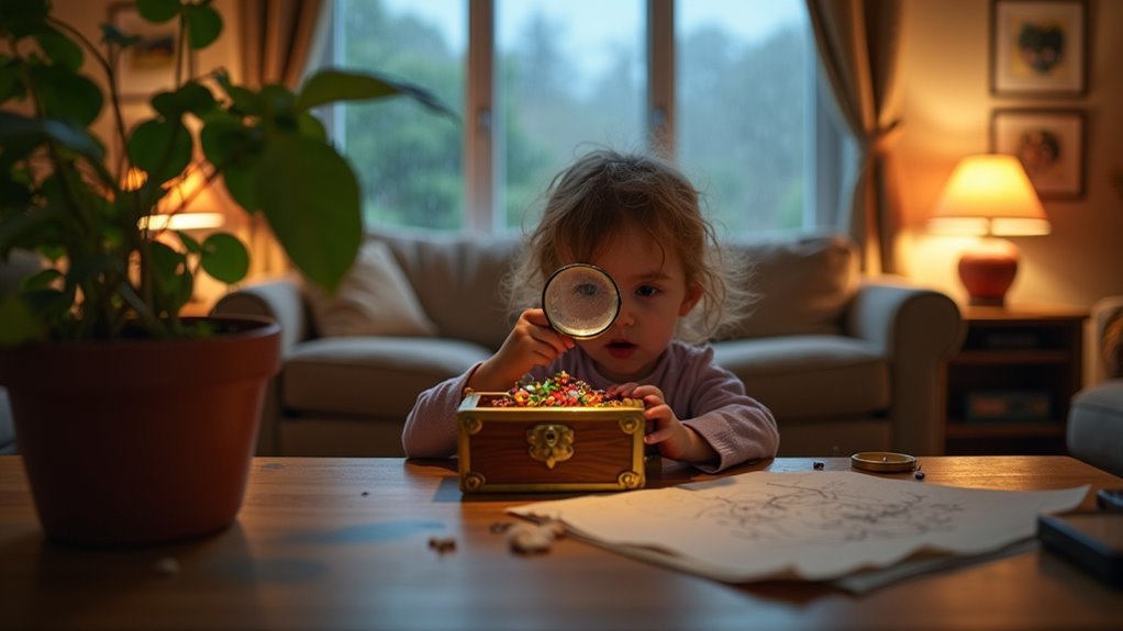 mini geocaching indoor adventure