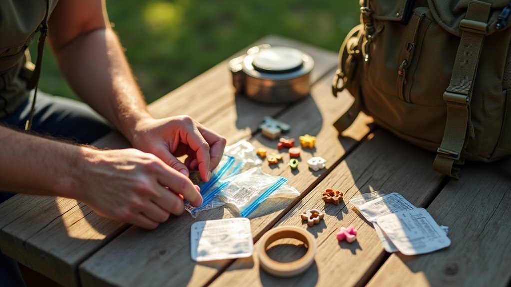 plastic bags weatherproof swag