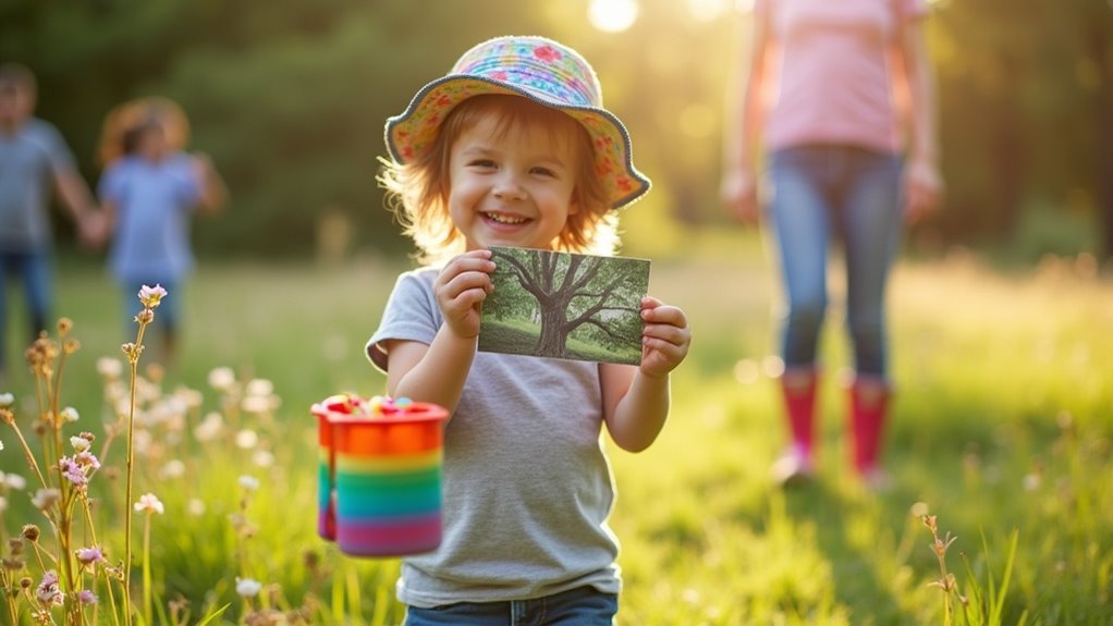 preschool picture clue caching