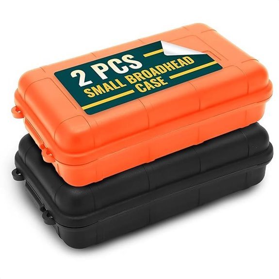 2-Pack Small Waterproof Foam Dry Box